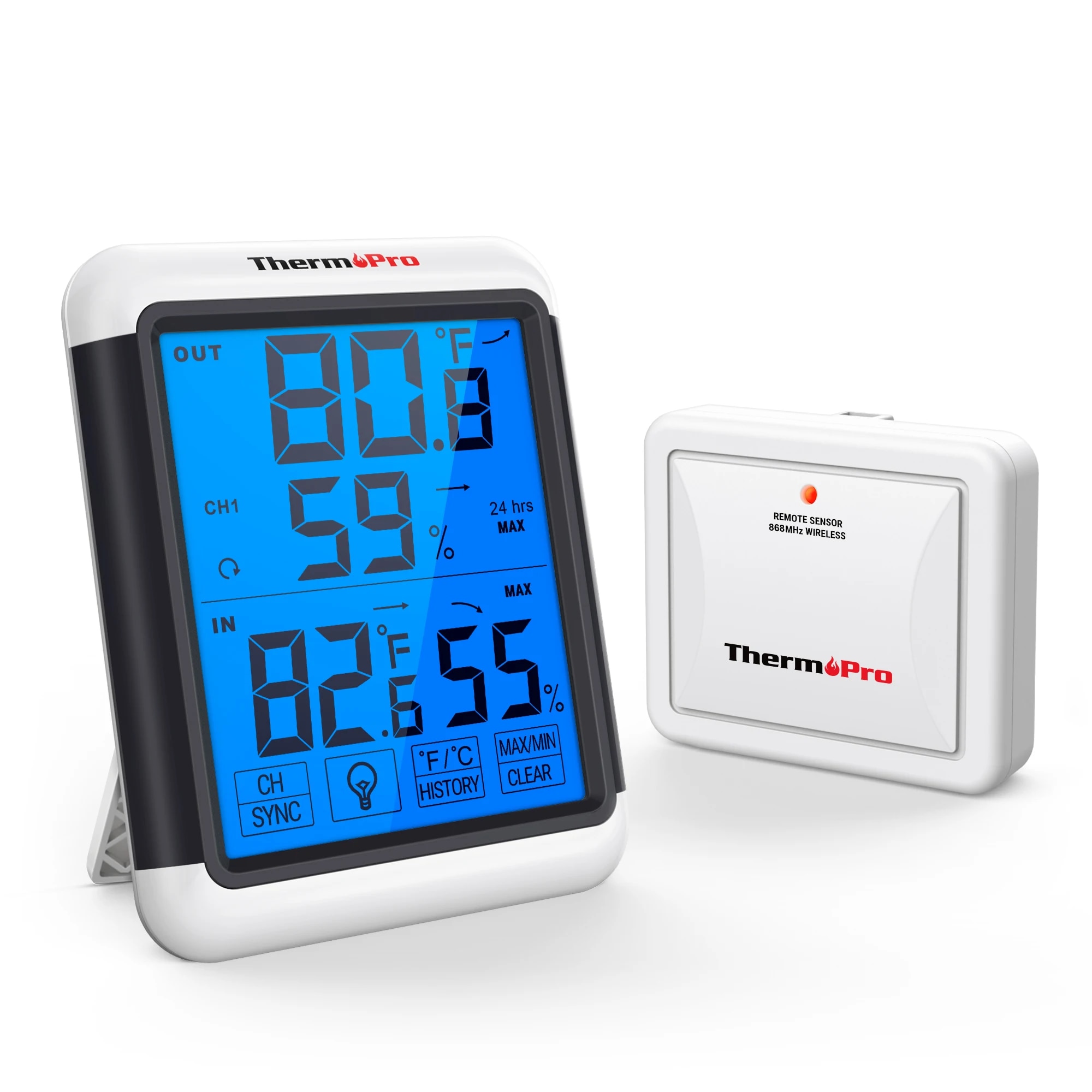 

ThermoPro TP65C Беспроводной Термогигрометр