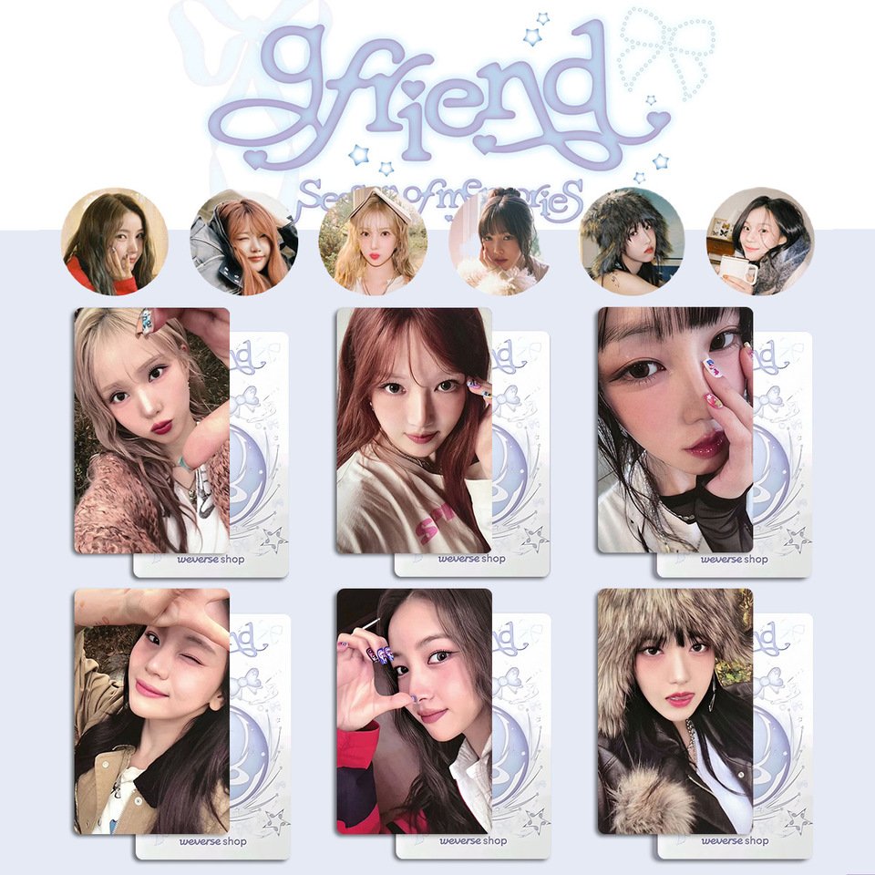 

Фотокарточки Kpop GFRIEND 6 шт.