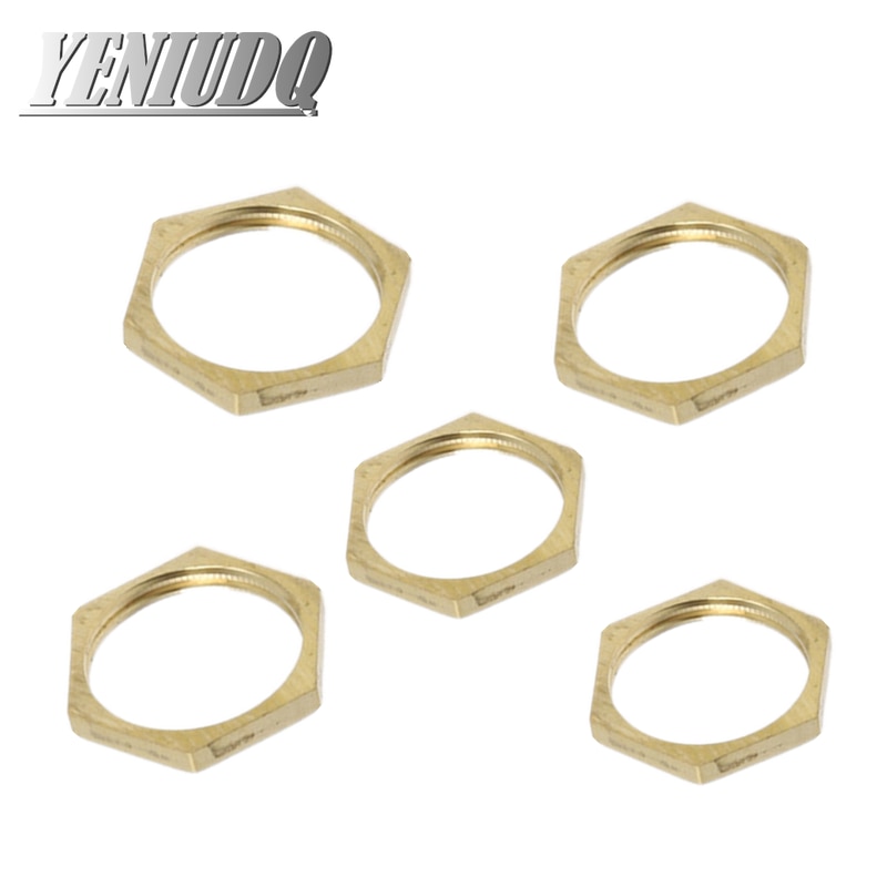 

5 шт. медных стопорных гаек HAOYUNMA для труб 1/8", 1/4", 3/8", 1/2", 3/4"
