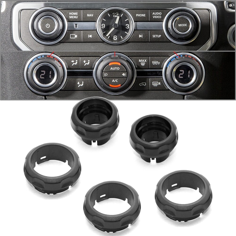 

5 шт., ручка регулировки громкости воздуха для автомобиля Land Rover Discovery 4 2009-2016 и Range Rover Sport 2006-2013