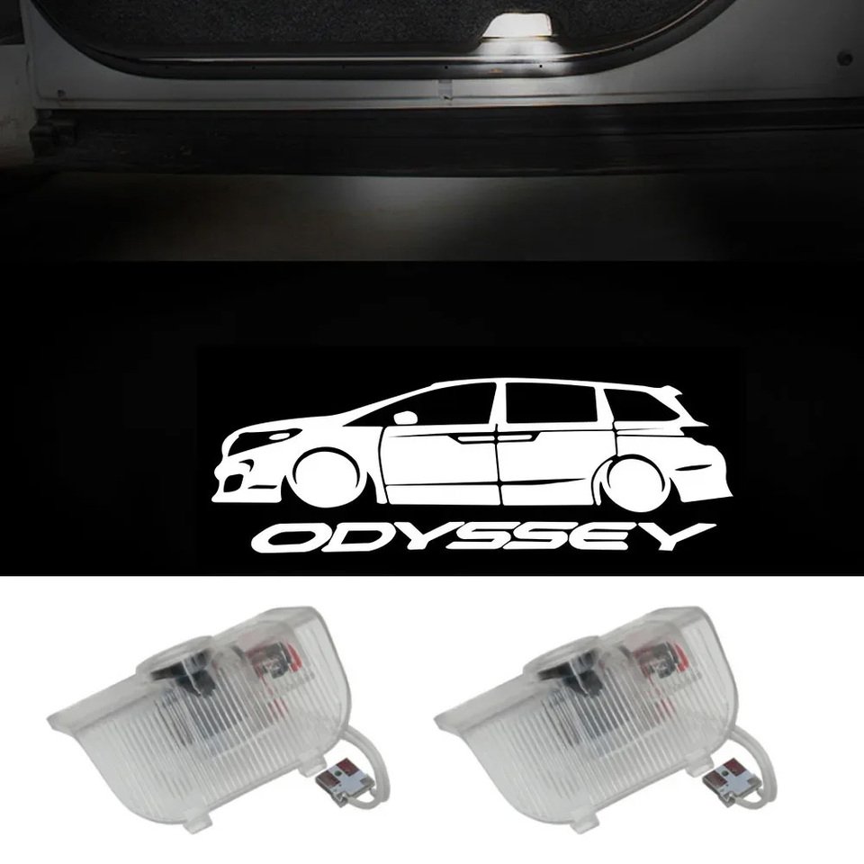 

Набор Из 2 Светильников С Логотипом Honda Для Двери Автомобиля Odyssey, Проектор С Тенью, Атмосферная Лампа, 12 В