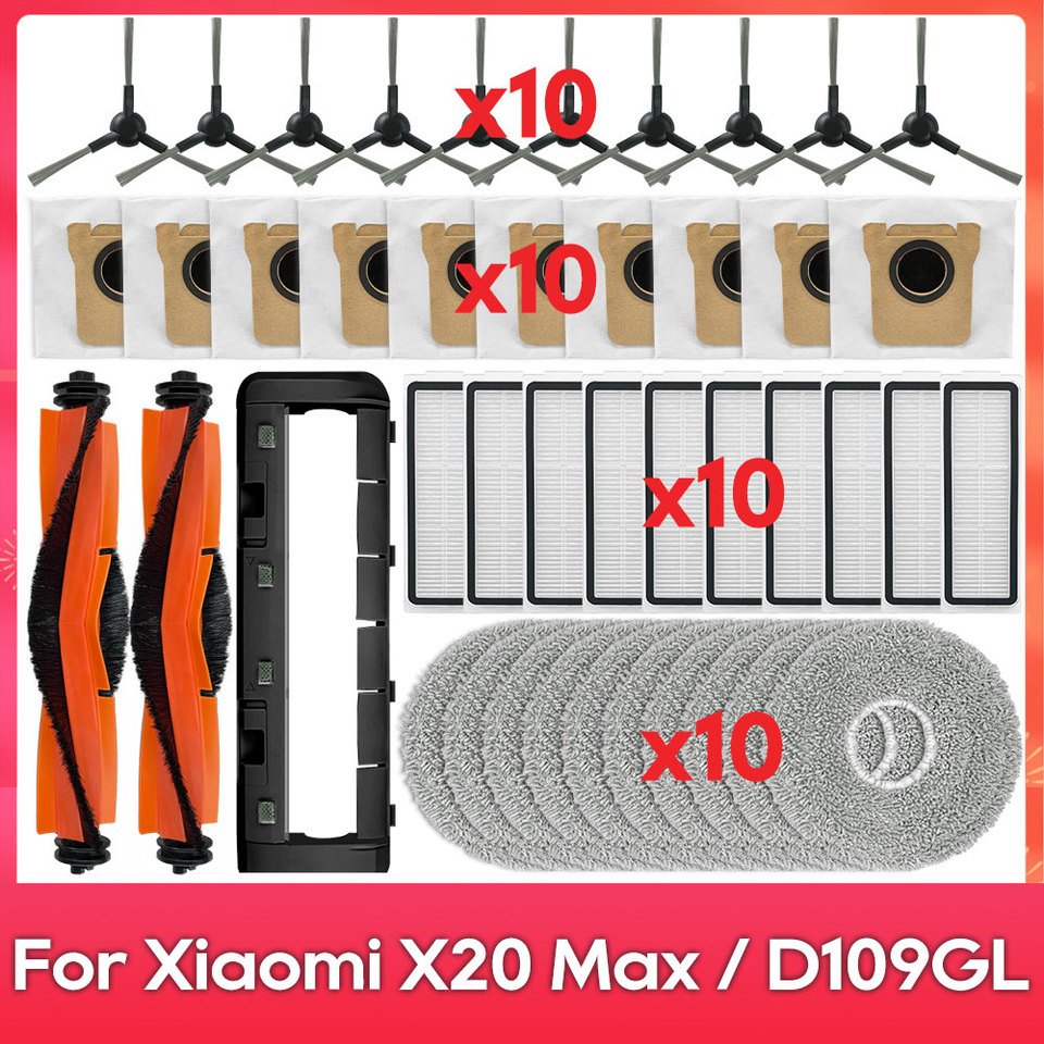 

Аксессуары для Xiaomi Robot Vacuum X20 Max / D109GL