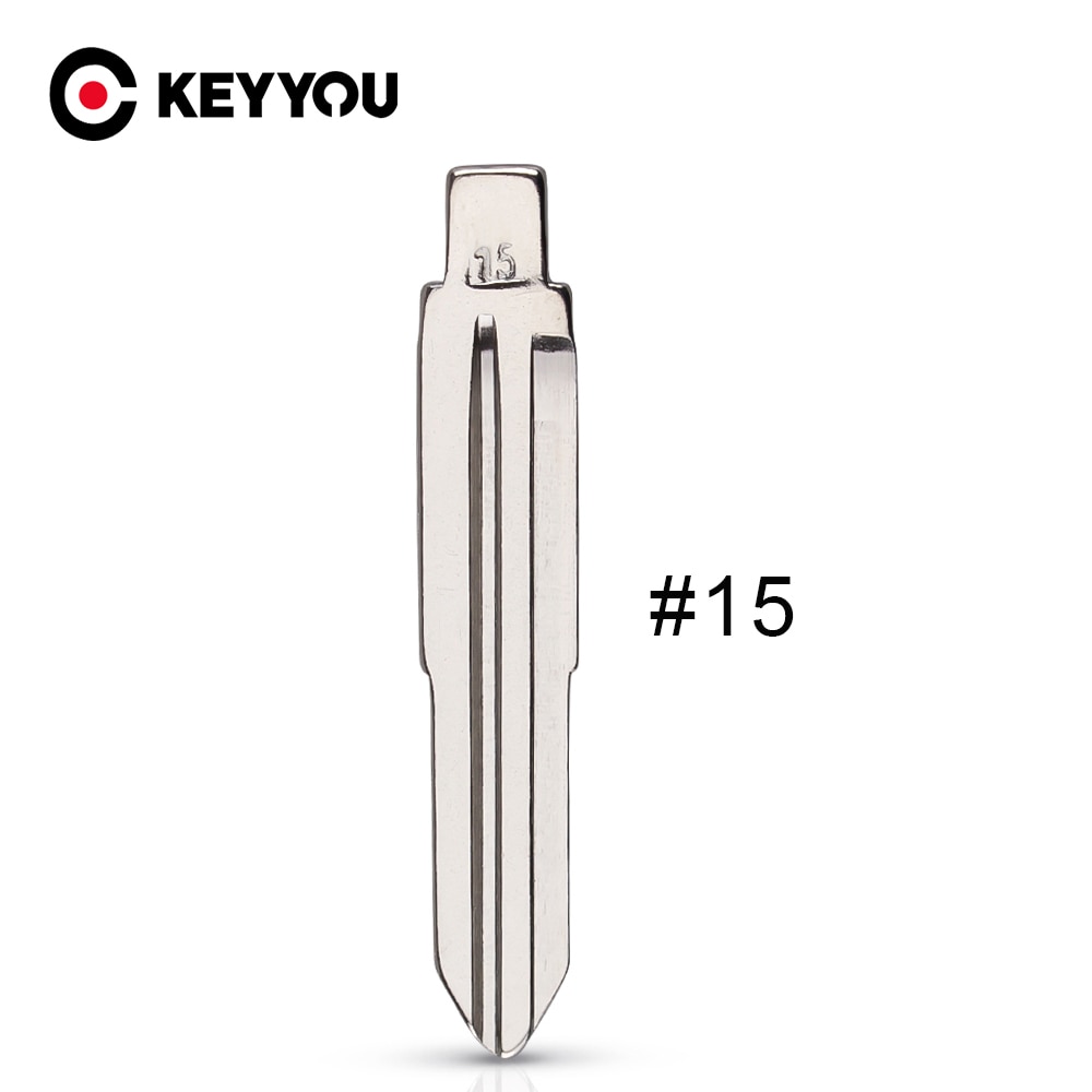 

KEYYOU Uncut Metal NO.15 KD VVDI JMD удаленные весы автомобиля HYN11 Тип лезвия ключа #15 для Hyundai Elantra Tucson для Kia Cerato