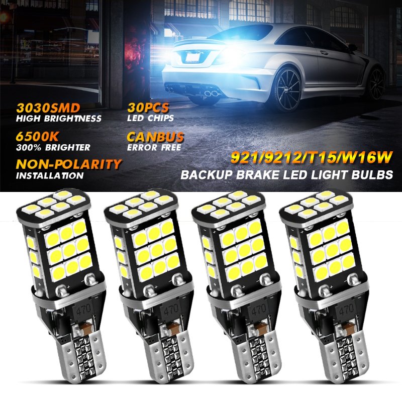 

AUXBEAM 2/4 шт. 912/921/T15/W16W автомобильные резервные стоп-сигналы светодиодные боковые лампы
