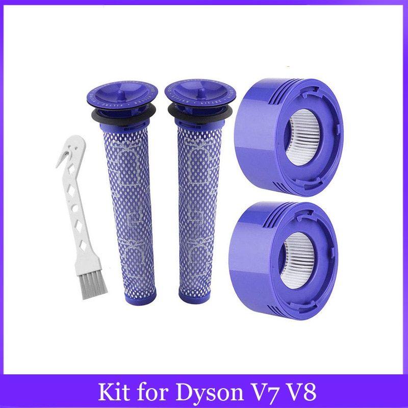 

Набор Фильтров Для Беспроводного Пылесоса Dyson V7 V8 — Сменный Фильтр Предварительной Очистки И Постфильтра HEPA, Аксессуар