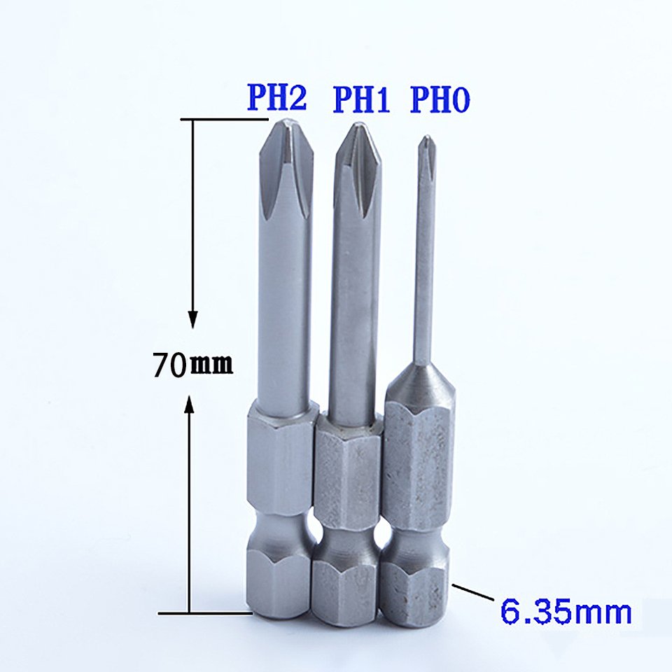 

Электрическая отвертка Phillips S2, хромованадиевая сталь, магнитные биты PH0 PH1 PH2