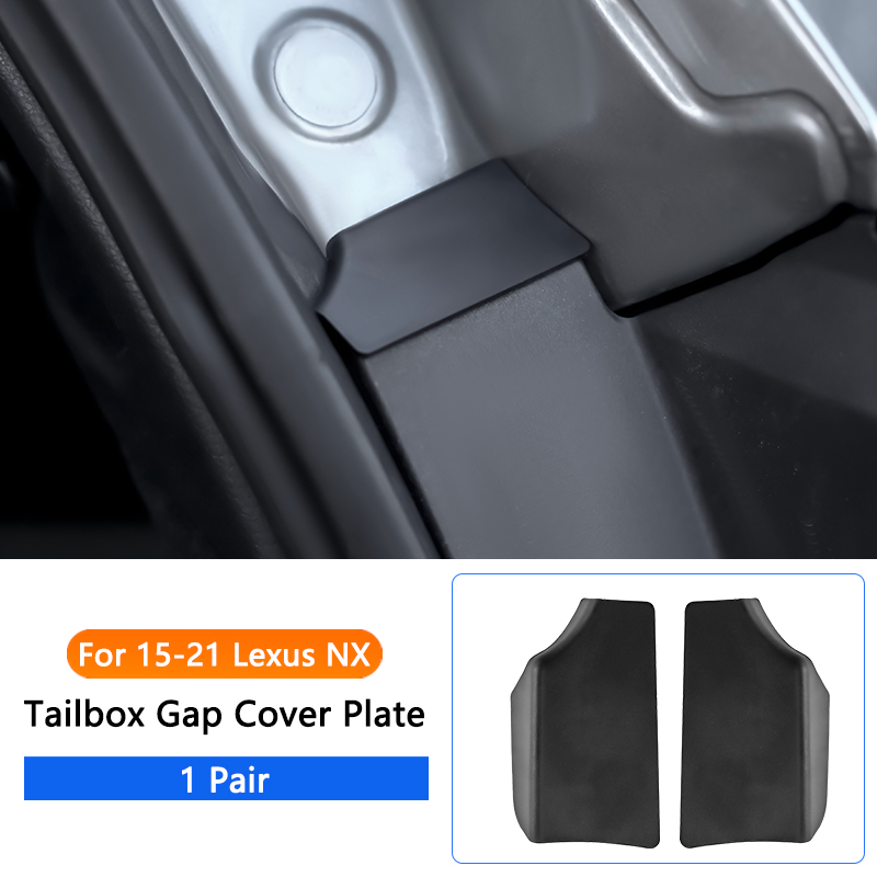 

QHCP для двери БАГАЖНИКА АВТОМОБИЛЯ Gap Trim Anti-block прокладки для задней двери винт с трещинами пыленепроницаемый ABS для Lexus NX 15-21 22 RX 16-22 23 UX 19-23