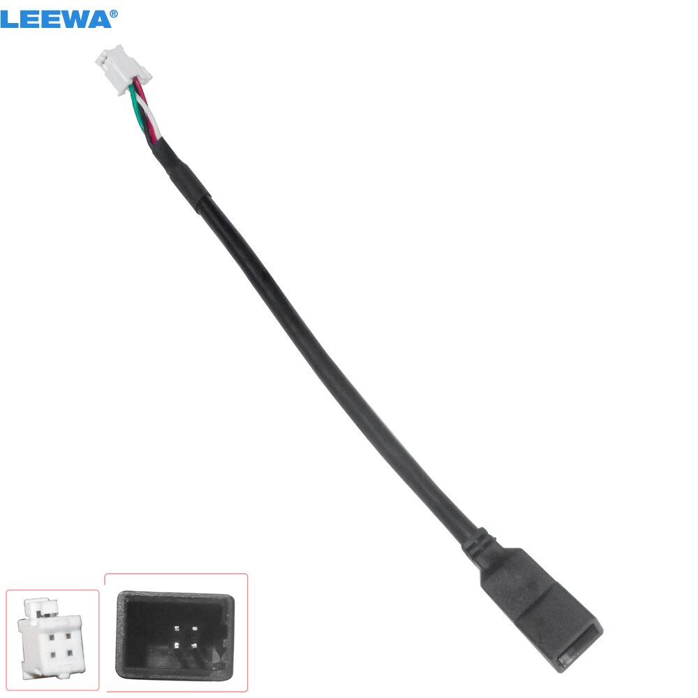 

LEEWA автомобильный аудио радио 4-контактный разъем для смены порта USB-адаптер для Suzuki Vitera Alivio USB-кабель для передачи # CA6705