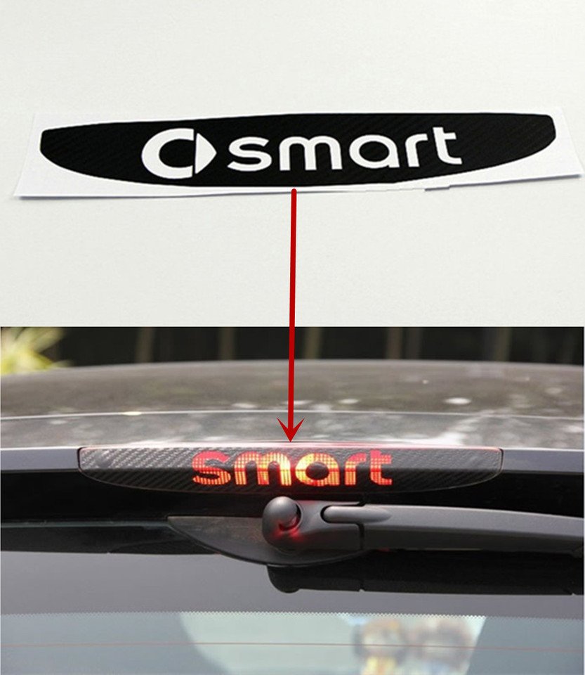 

1 Шт., Виниловая Наклейка На Автомобильный Светильник Из Углеродного Волокна Smart Fortwo Forfour 2004-2014