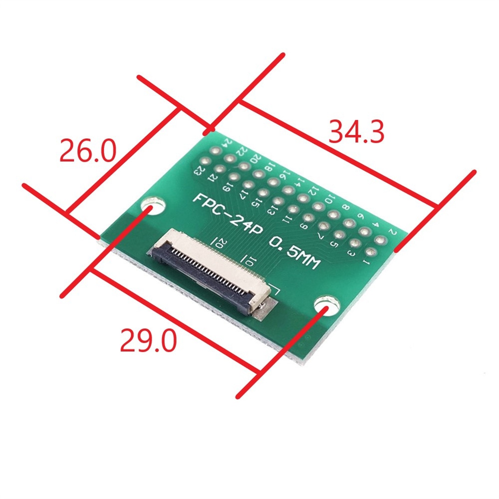 

RTLECS PCB05-2.54-x кабель-адаптер ФПК ФФК 0.5 мм