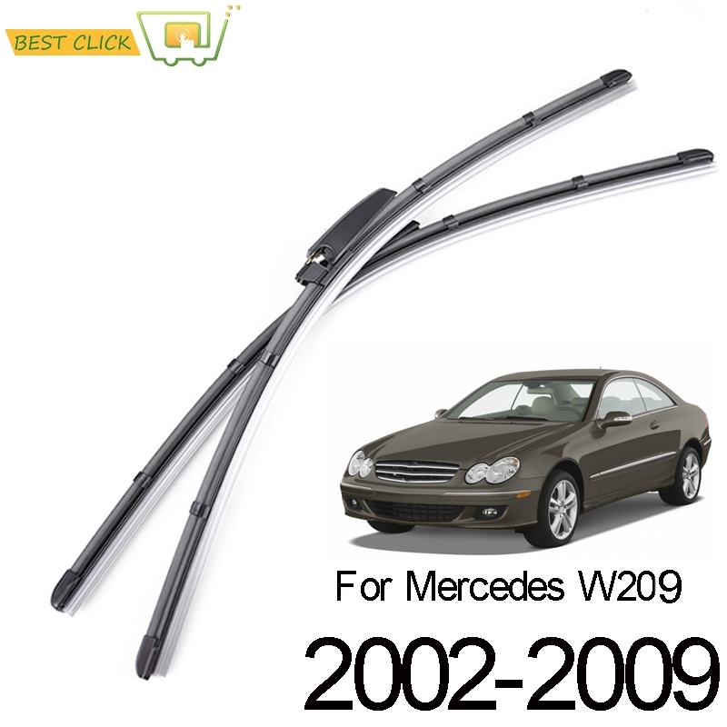 

Лезвия очистителей лобового стекла автомобиля для Mercedes CLK200 CLK240 CLK270 CLK280 CLK320 CLK350 CLK500 CLK550 CLK55 CLK63 W209 C209 2002-2009
