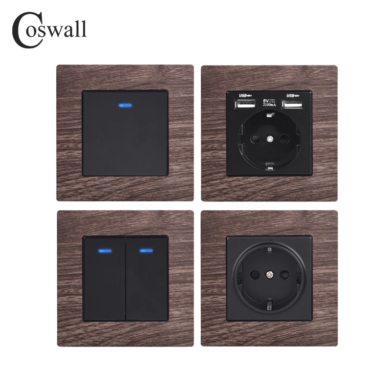 

Coswall выключатель света 1/2/3/4 клавиши