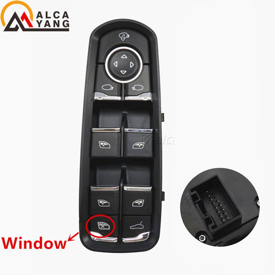 

7ПП 959858 Главный переключатель окон передней двери MDML для Porsche Panamera Cayenne Macan