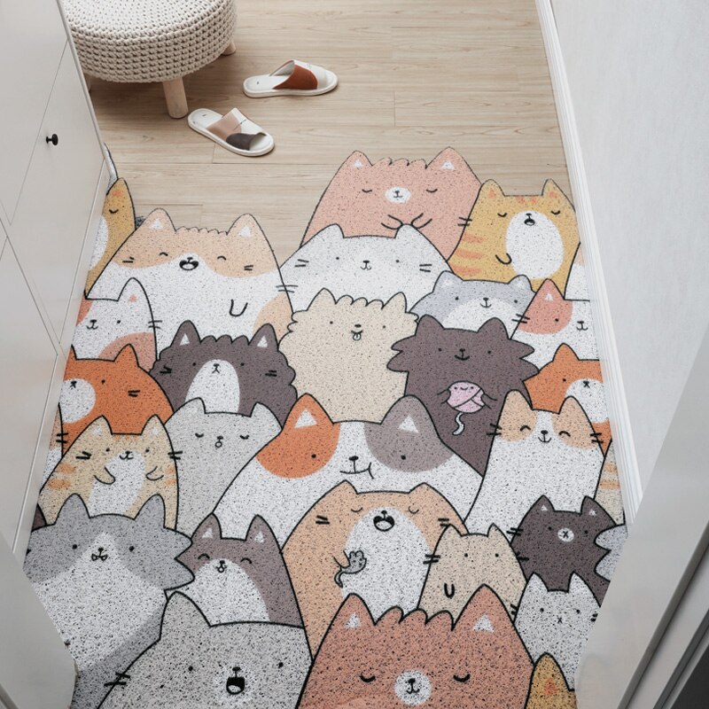 

Резиновый коврик Wolala Home с мультяшными котами