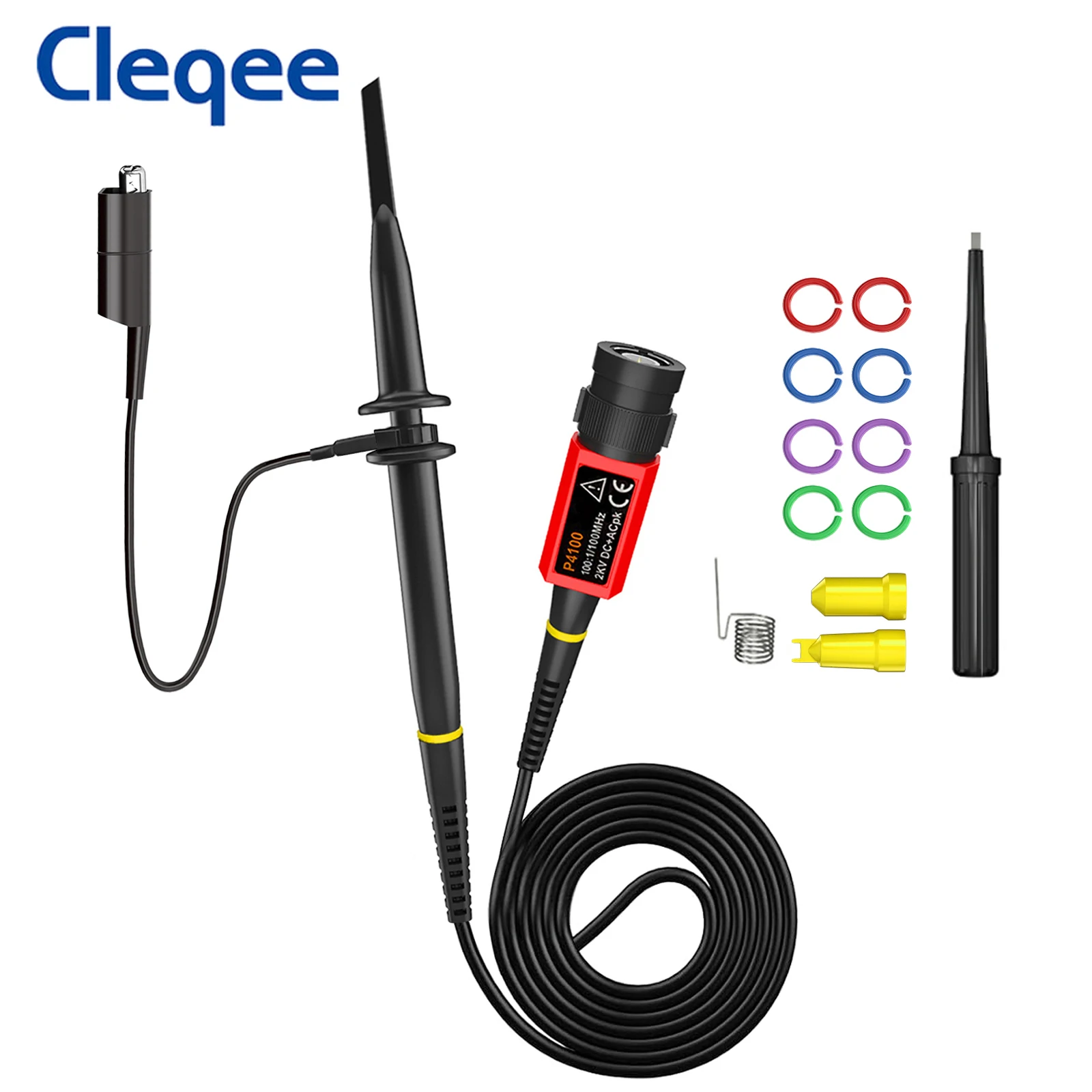 

Cleqee P4100 высоковольтный зонд для осциллографа 100:1 2kV 100MHz