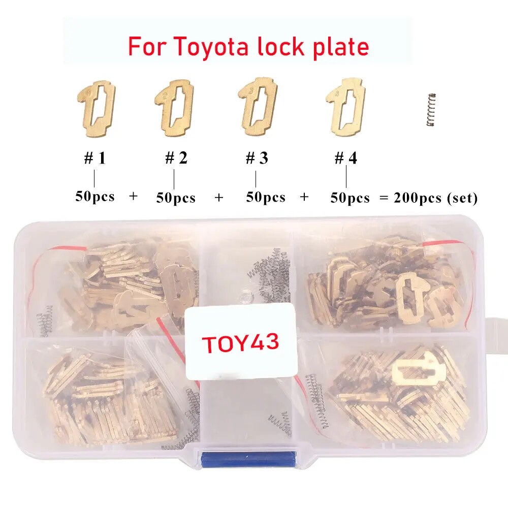 

Язычковая пластина автомобильного замка TOY43/TOY40 /TOY48, блокировочная пластина для Toyota Camry/Corolla для Subaru, набор для ремонта автомобильного ключа, аксессуары