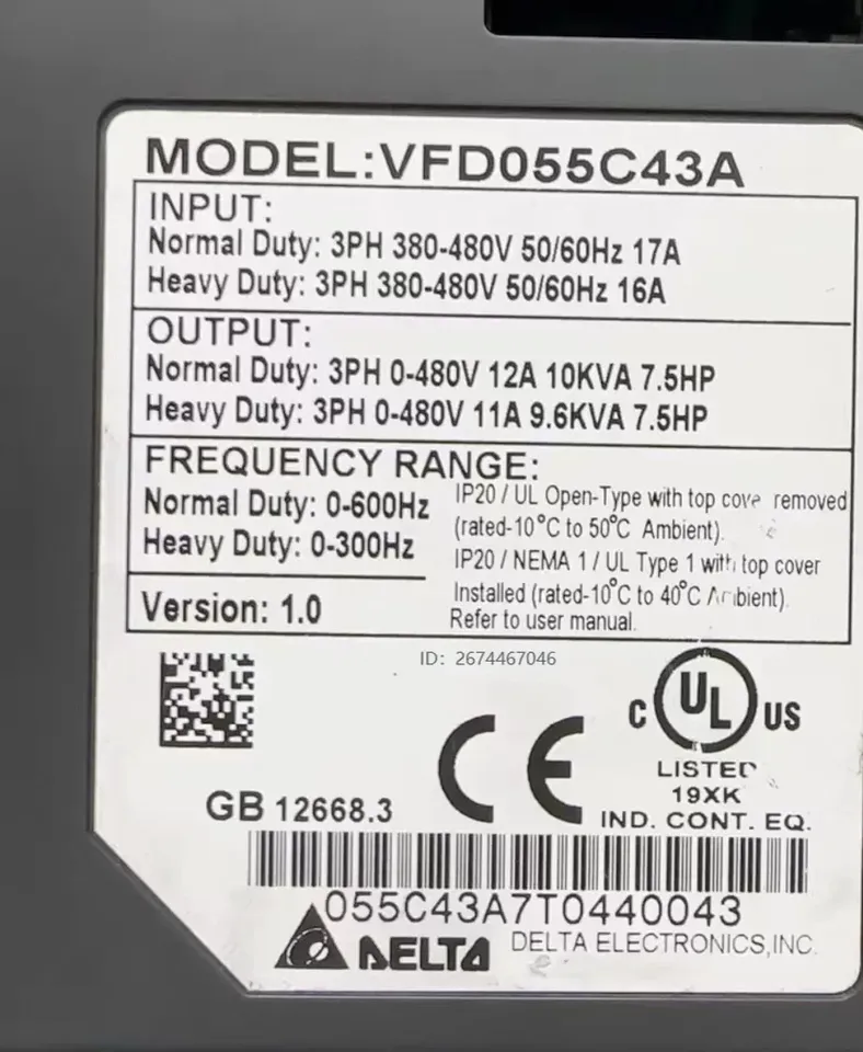 

VFD015E23A VFD900CH43A-21 VFD037C43A VFD900C23A VFD055C43A VFD037C23A-21 VFD4A2MS43AFSAA Новый и оригинальный