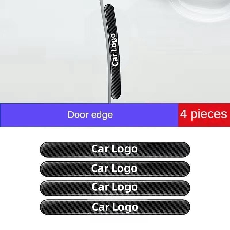 

Car door bowl door handle protective sticker Door rearview mirror carbon fiber drop adhesive protective sticker auto accessories