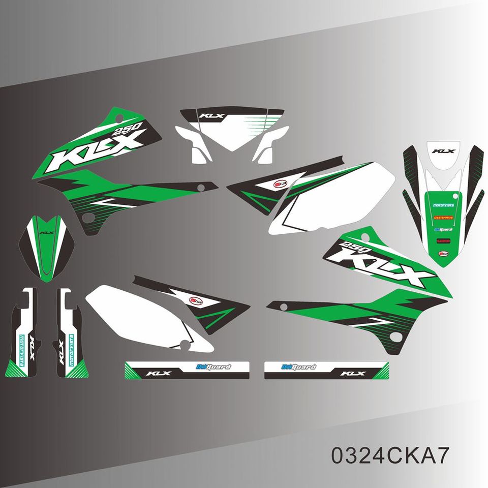 

Для Kawasaki KLX250 KLX 250 2008 2009 2010 2011 2012 2013 2014 2015 2016 2017 2018 2019 2020 графические наклейки наклейки фон