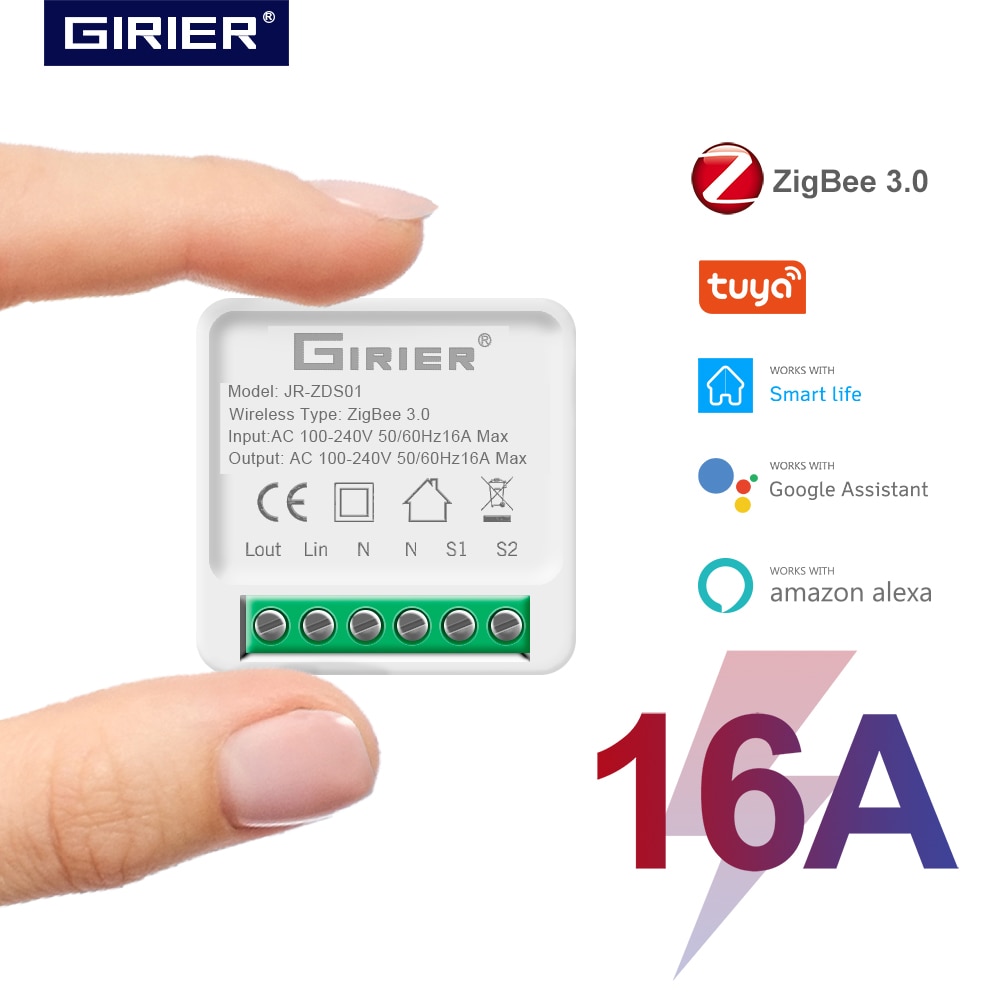 

Умный выключатель света Tuya ZigBee 3,0