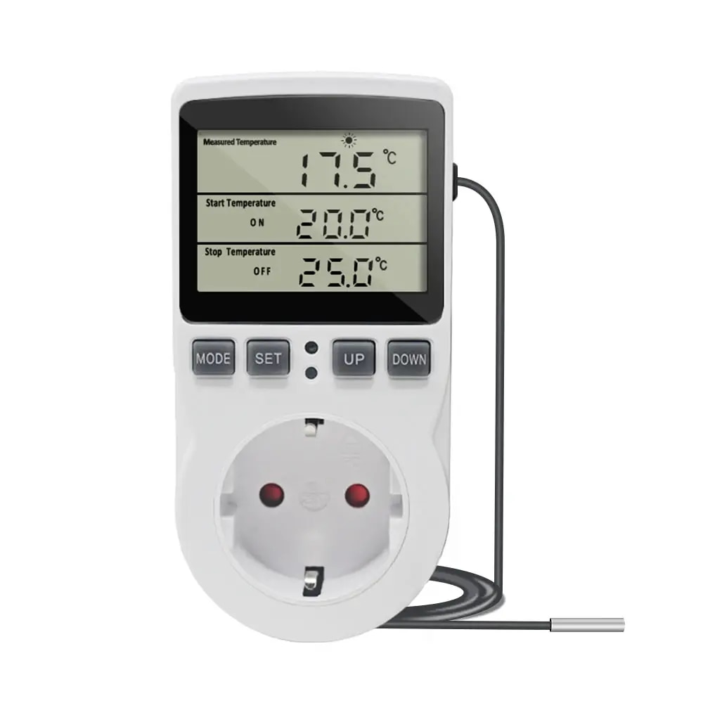 

Цифровой терморегулятор с таймером 230V