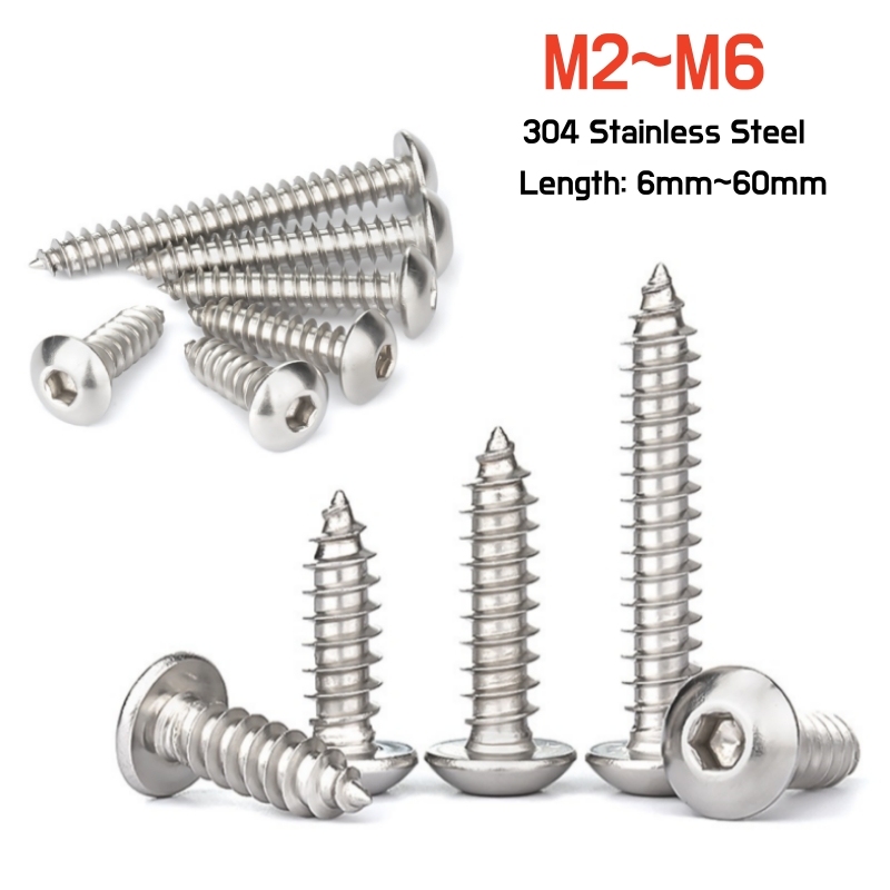 

Саморезы из нержавеющей стали M2-M6