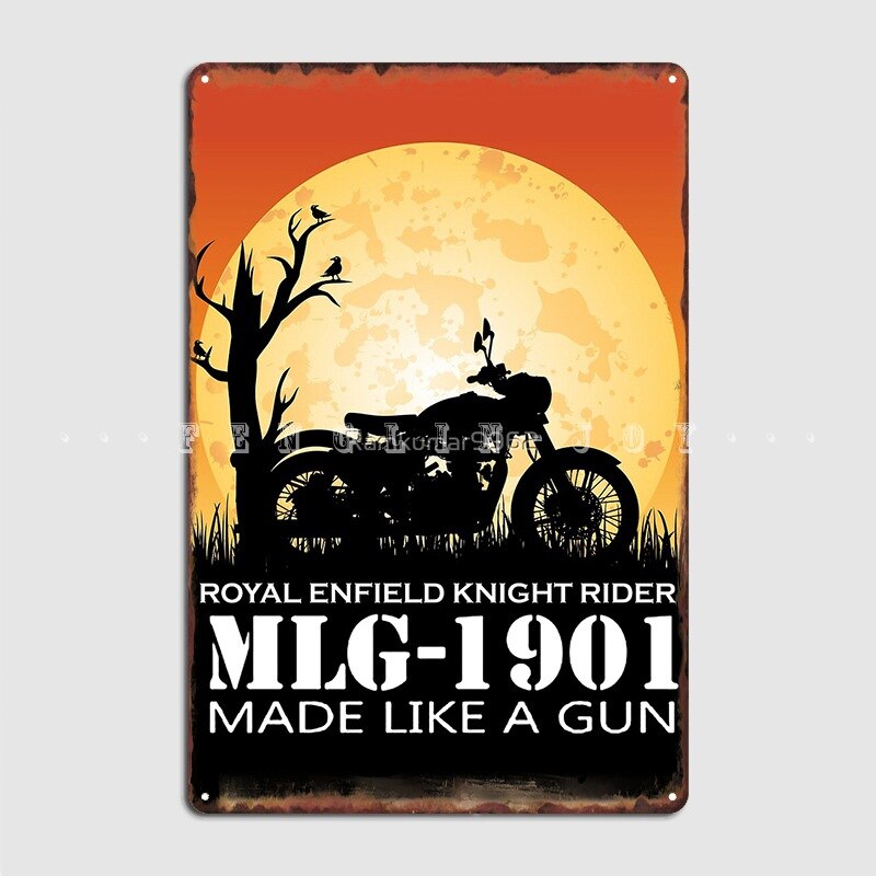 

Металлическая табличка Royal Enfield