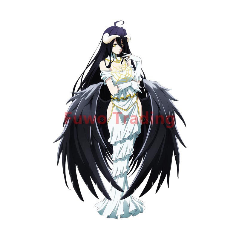 

Albedo OVERLORD автомобильная наклейка аниме устойчивая к царапинам наклейка водостойкая доска для серфинга бампер мотоциклетный шлем украшение багажника