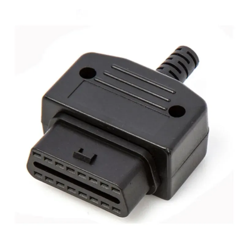 

Соединитель для женского ожерелья Универсальный OBDII OBD2 16-контактный гнездовой разъем OBD II переходник OBD 2 разъем с корпусом