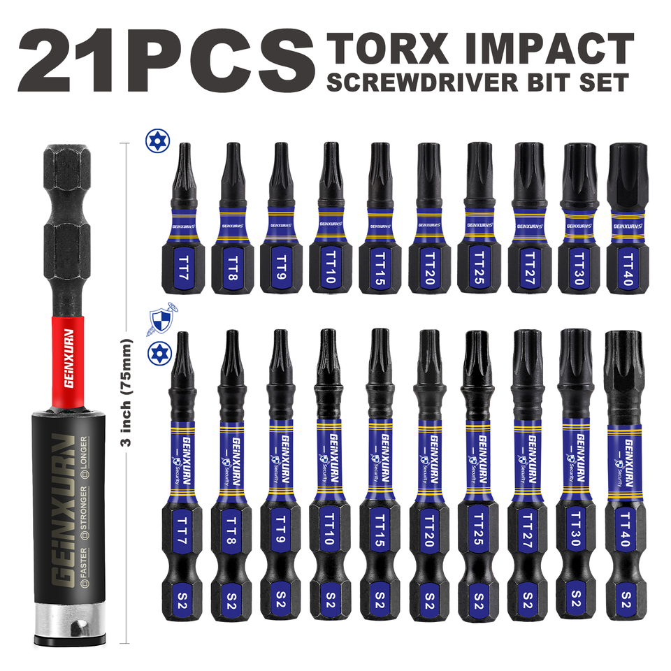 

Набор отверток Torx Geinxurn TT7-TT40