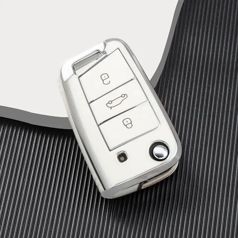 

Модный Чехол-брелок Для Ключей Из ТПУ