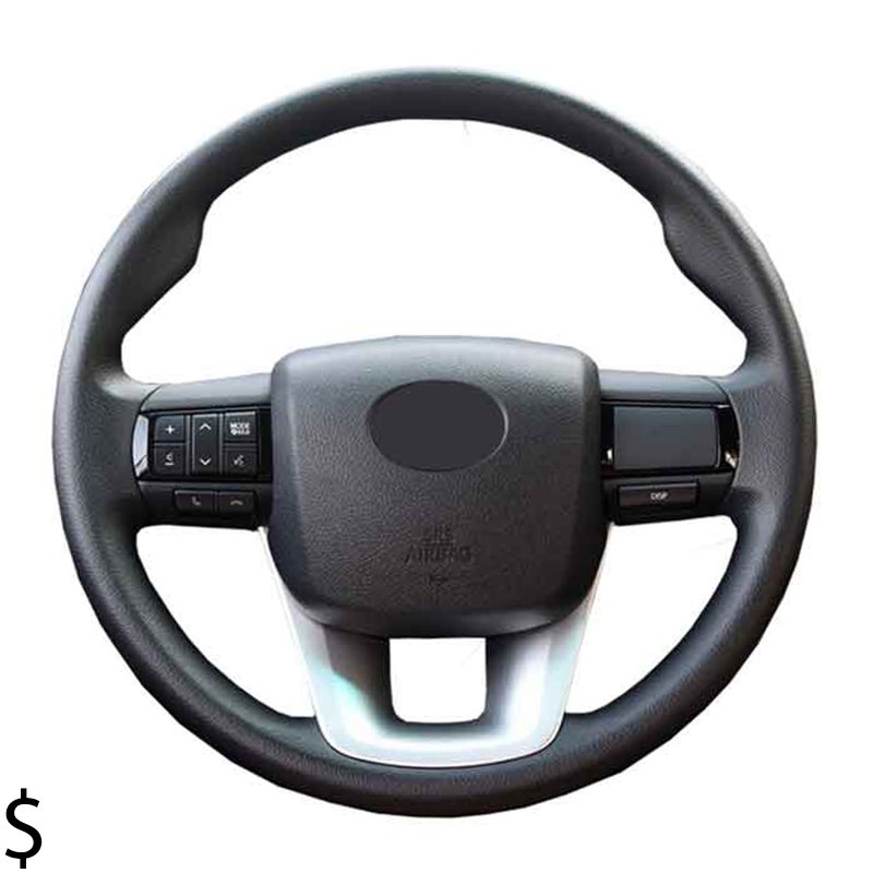 

Чехол на руль для Toyota Fortuner 2016-2019 Hilux 2015-2019 из искусственной кожи