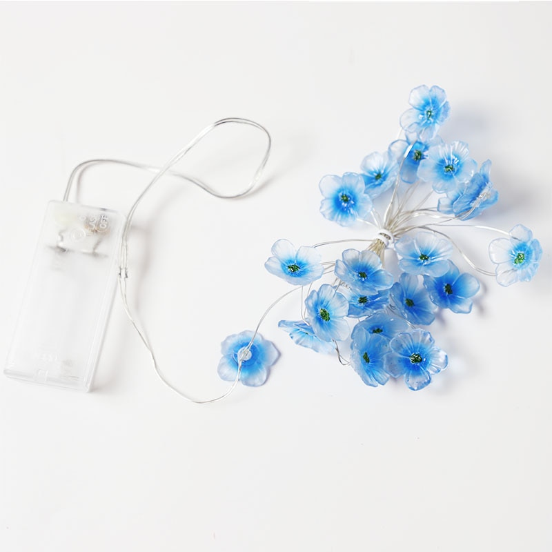 

Светодиодная гирлянда из медной проволоки с цветами, 3 метра, 20 LEDs