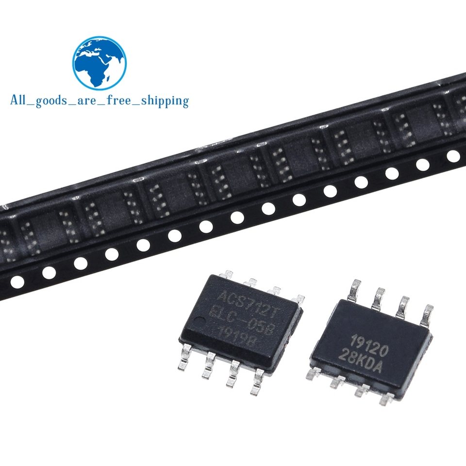 

TZT датчики тока ACS712ELCTR-05B 5A 5V 5шт