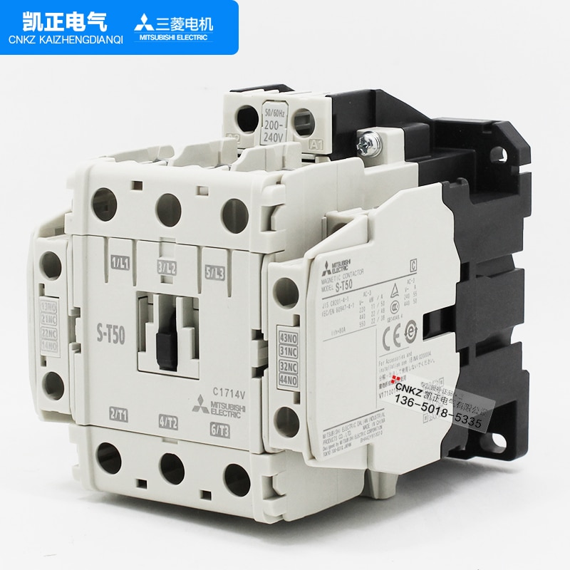 

Mitsubishi электрический контактор переменного тока S-T50 вместо S-N50 AC110V AC220V AC380V
