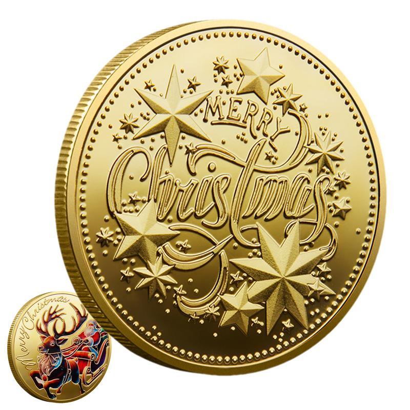 

Коллекционная рождественская монета из железа