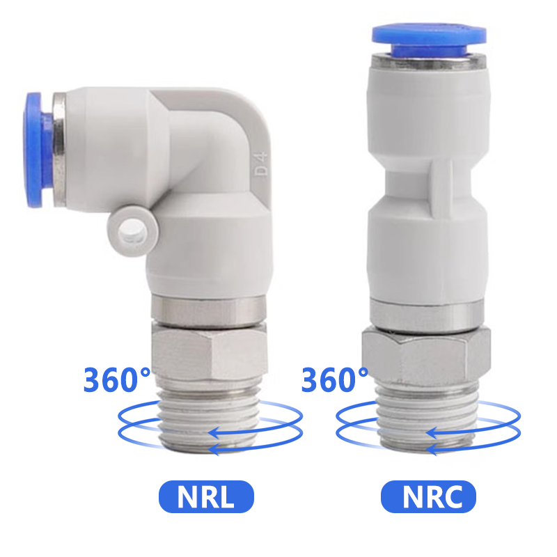 

Пневматические поворотные разъемы DEUBLIN NRC/NRL M5 1/4 1/2 6/8/10 мм
