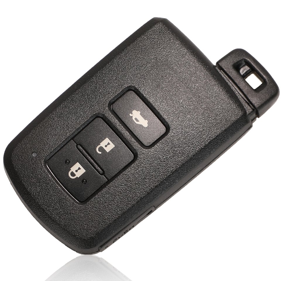 

Jingyuqin 2/3/4 кнопочный умный чехол для Toyota Camry Corolla Avalon Rav4 Land Cruiser бесключевой доступ
