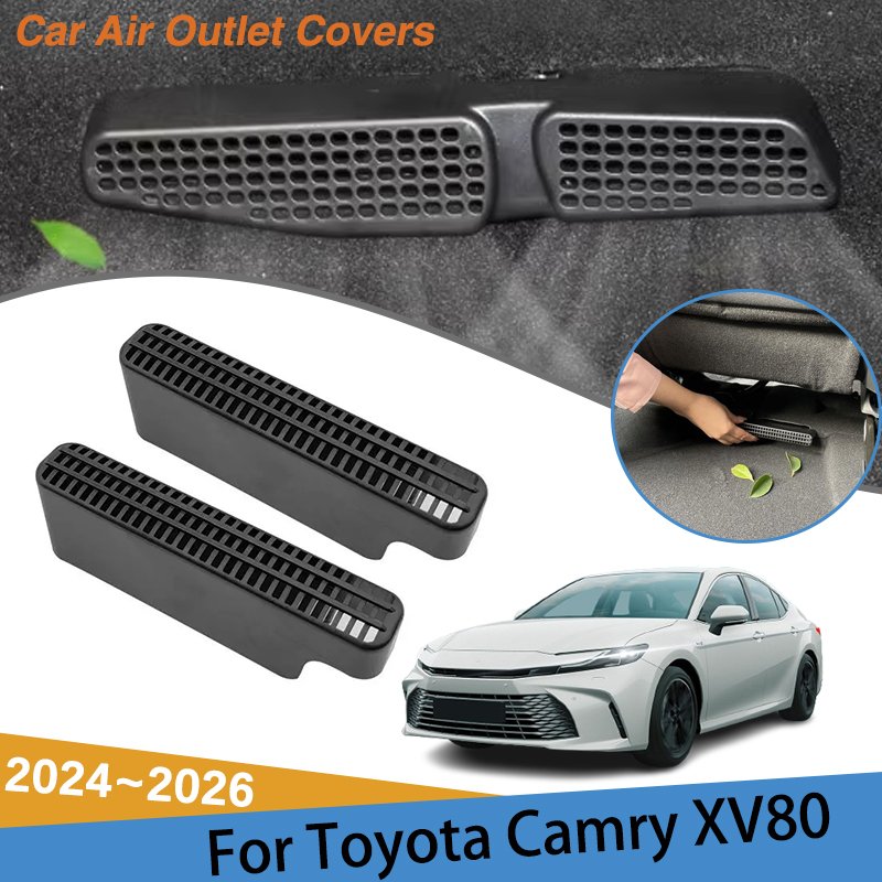 

Для Toyota Camry XV80 2024 2025 2026 Чехлы против мусора Автомобильное вентиляционное отверстие Пылезащитный кондиционер Выхлоп под сиденья Автомобильные аксессуары