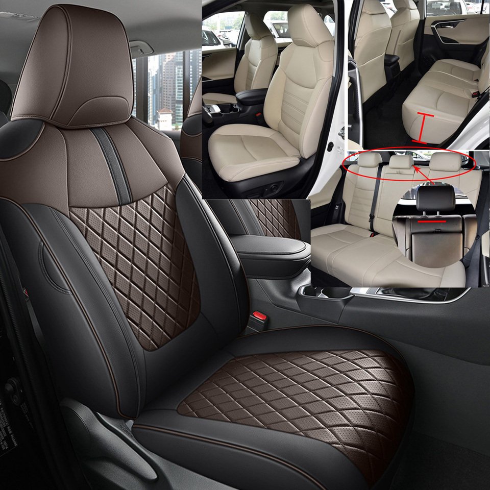 

Специальный автомобильный чехол на сиденья для Toyota RAV4 2020 2021 2022 2023 Rav4 полный комплект защитный чехол на сиденья автомобильные аксессуары