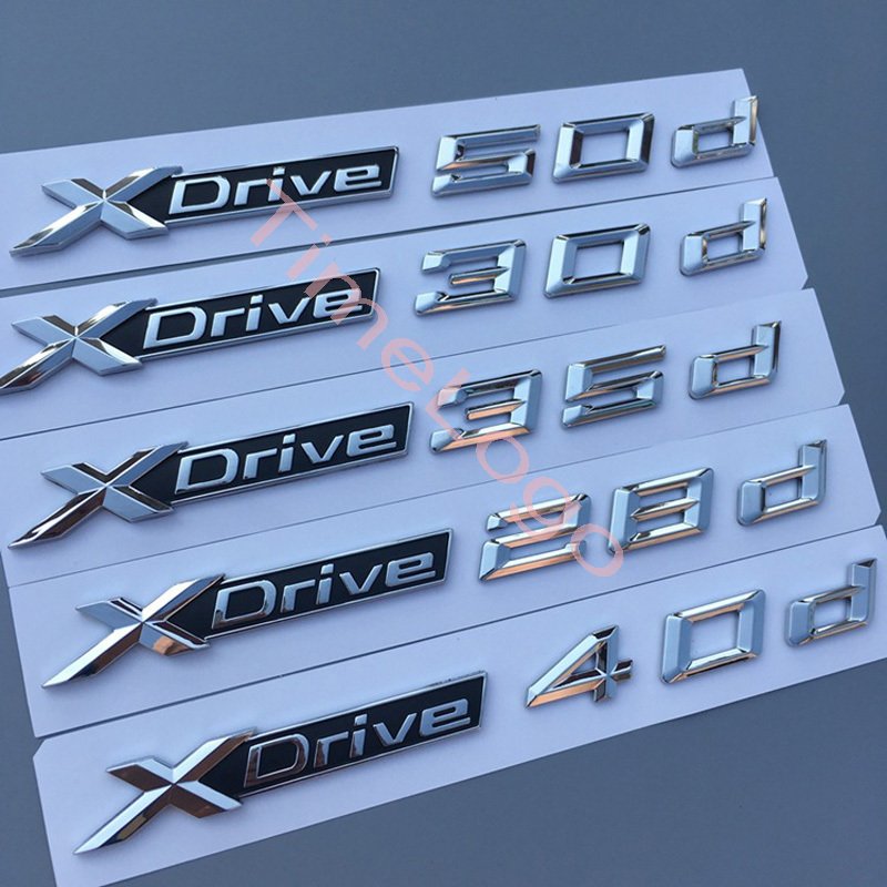 

Наклейка XDrive 18d 20d 28d 30d 35d 40d 48d 50d для BMW X1 X3 X4 X5 X6 X7, 1 шт.