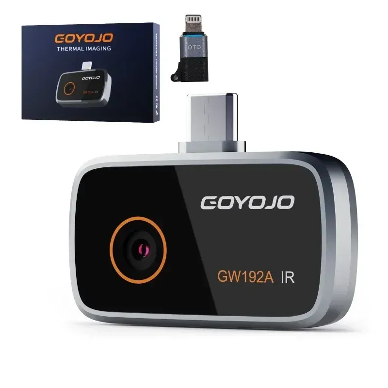 

Новый GW192A 192X192 25 Гц Тепловизор для обработки телефона Ремонт электроники Android Type-C IOS iphone15pro тепловизор для смартфона
