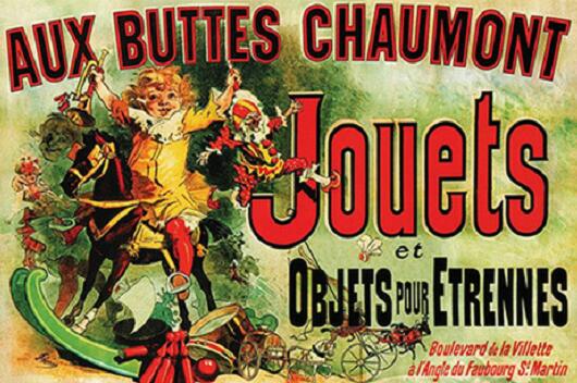 

Картина на холсте Friends TV Aux Buttes Chaumont Jouets