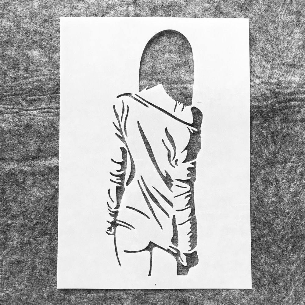 

Трафарет для рисования "Модная девушка"