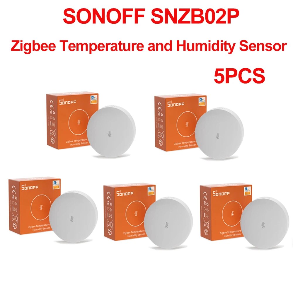 

SONOFF SNZB-02P датчик температуры и влажности
