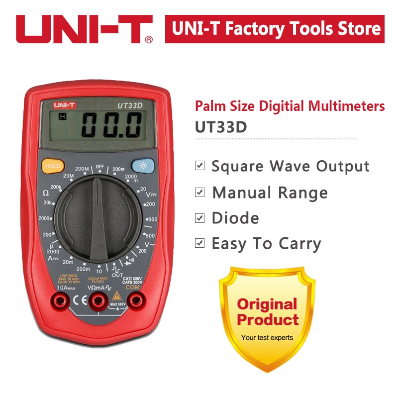

UNI-T карманный мультиметр UT33D