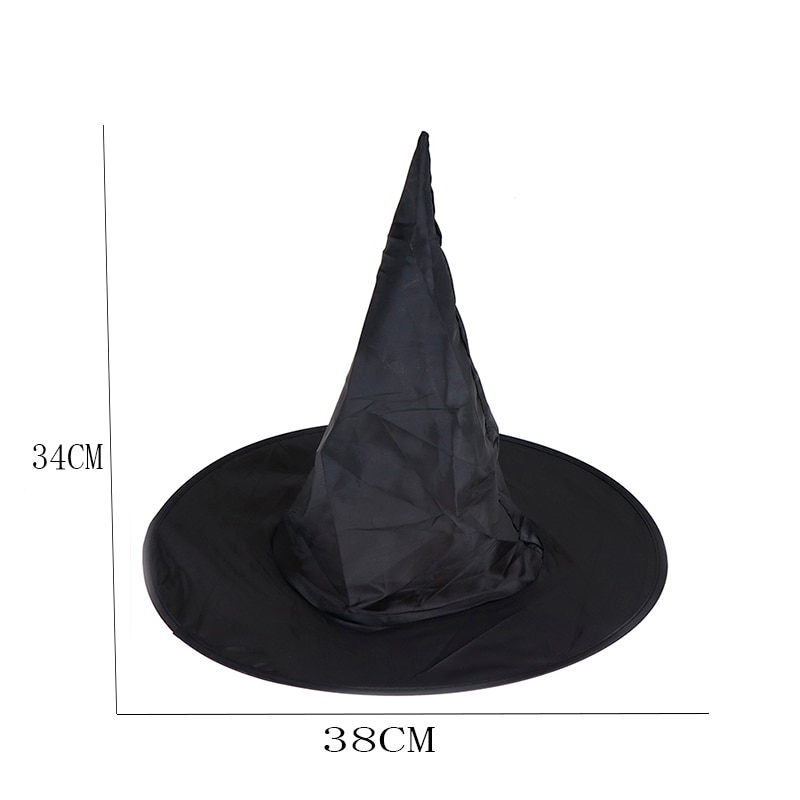 

Черная шляпа ведьмы Oxford Cloth для Хэллоуина