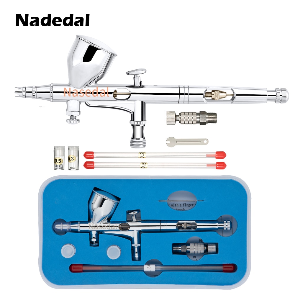 

Nasedal NT-180T Аэрограф двойного действия 0,2/0,3/0,5 мм
