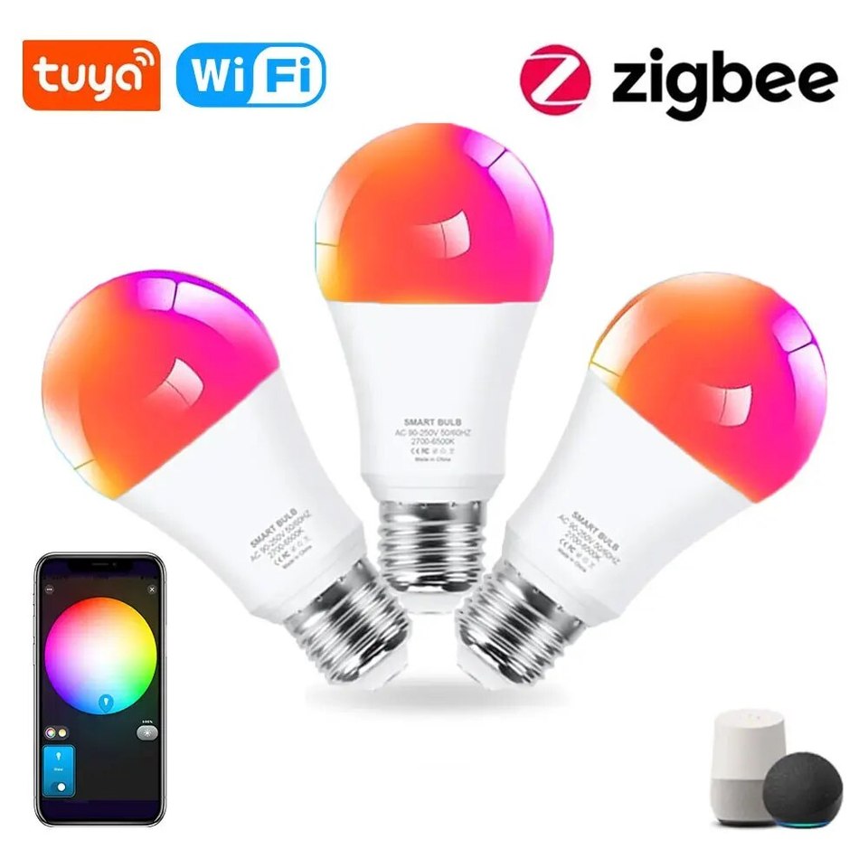

Smart LED лампа Gleco RGB+WW+CW E27