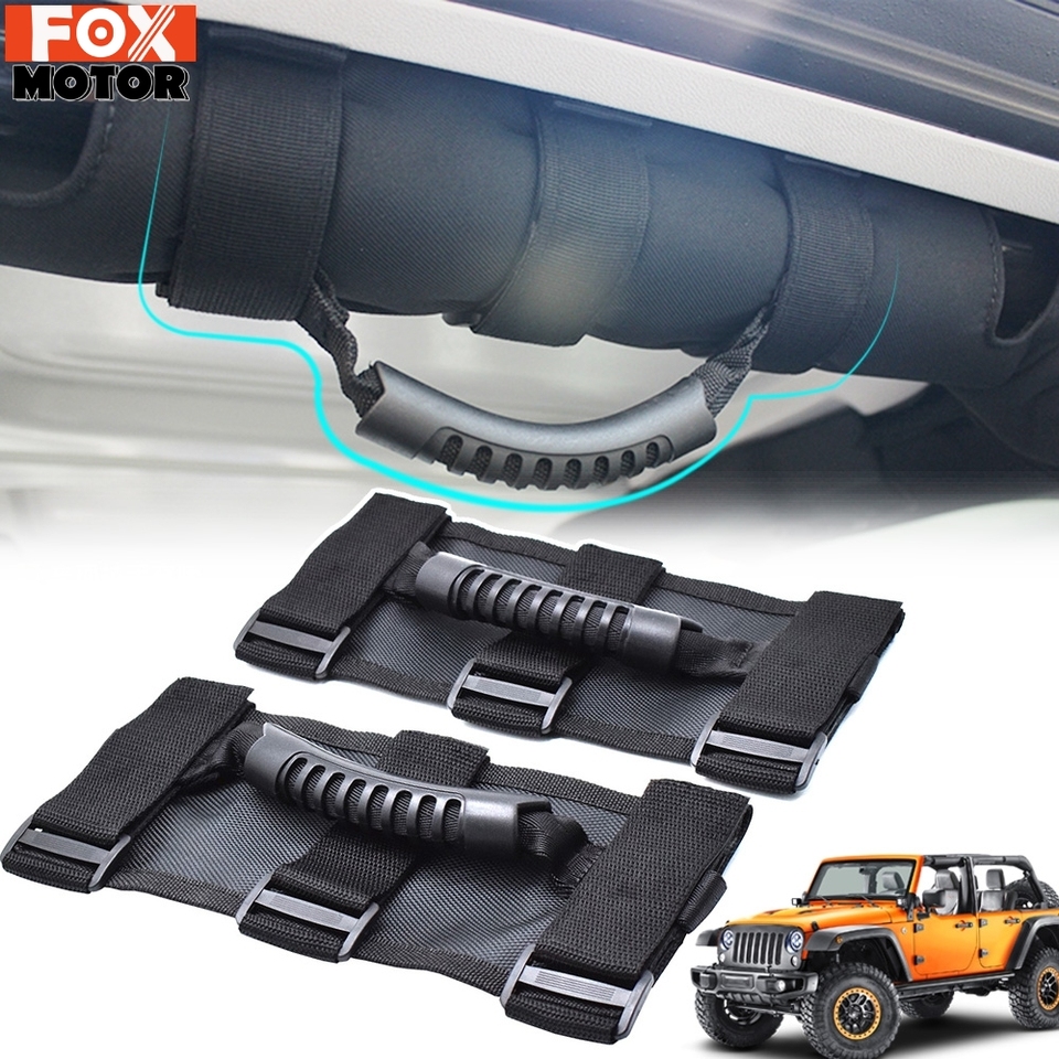 

2 шт., рулонные ручки для Jeep Wrangler Cj Yj Tj Jk Jl Jlu Jt Sports Sahara Freedom Rubicon 1955-2020